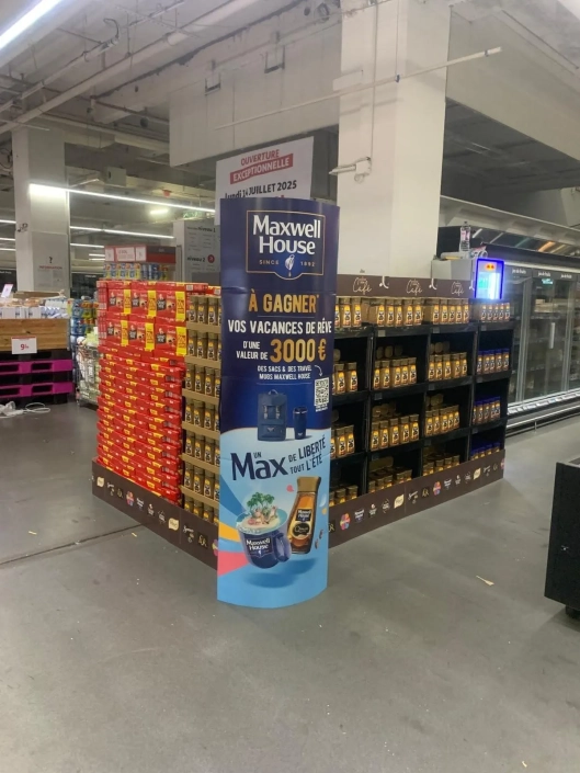 Display Reuse AUCHAN HM PUTEAUX